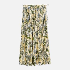 Scotch & Soda Printed pleat skirt